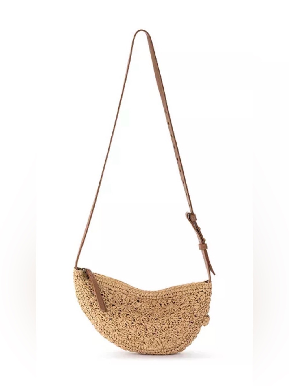 The Sak Women's Tess Sling Mini Crossbody Handbag in Woven Crescent